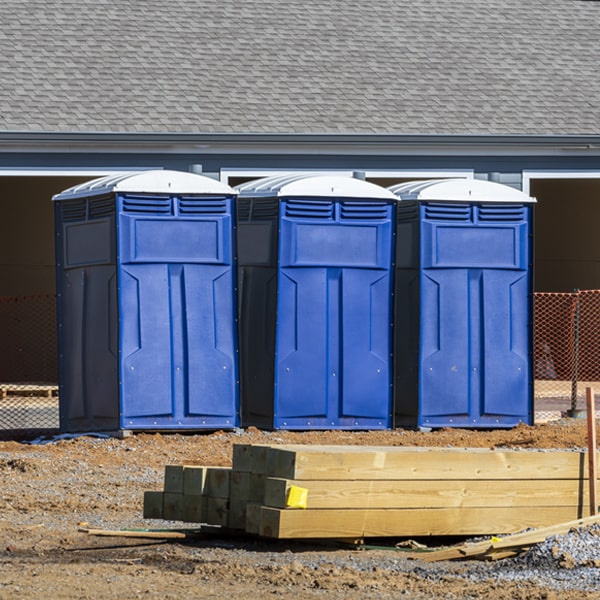 what is the maximum capacity for a single porta potty in Tunnel City Wisconsin